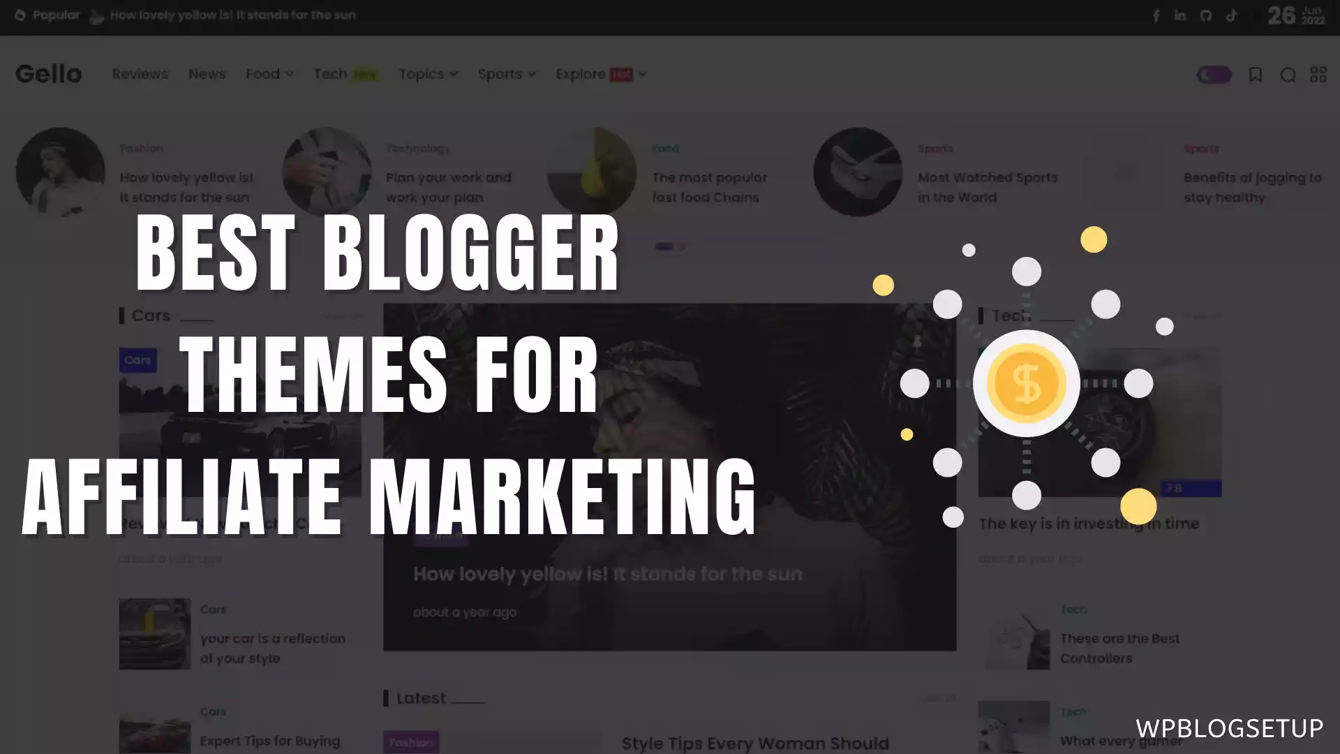 Best Blogger Themes For Affiliate Marketing