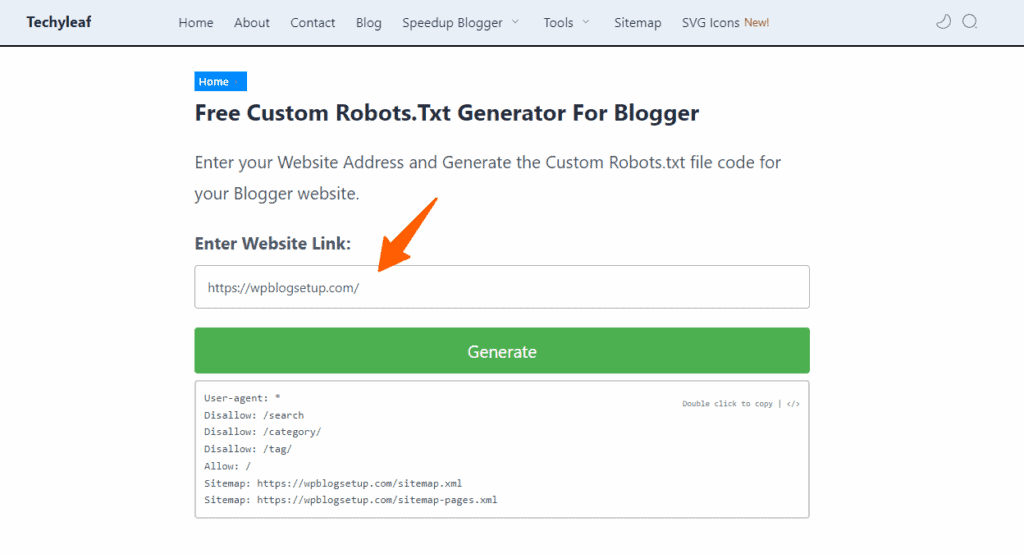 Free-Custom-Robots-txt-Generator-For-Blogger