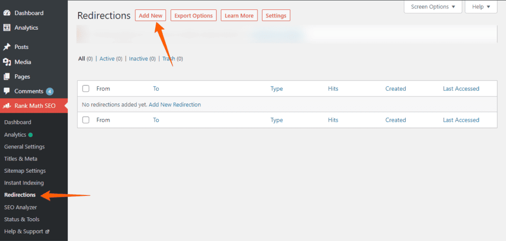 How to Add Redirections